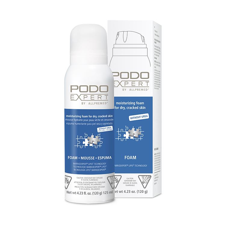 PODOEXPERT Repair Foam Cream | Dry to Cracked Skin (Urea Free) 125ml - Spaffective