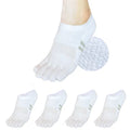 Soxsense | Cushioned No-Show Toe Socks, 4 Pairs