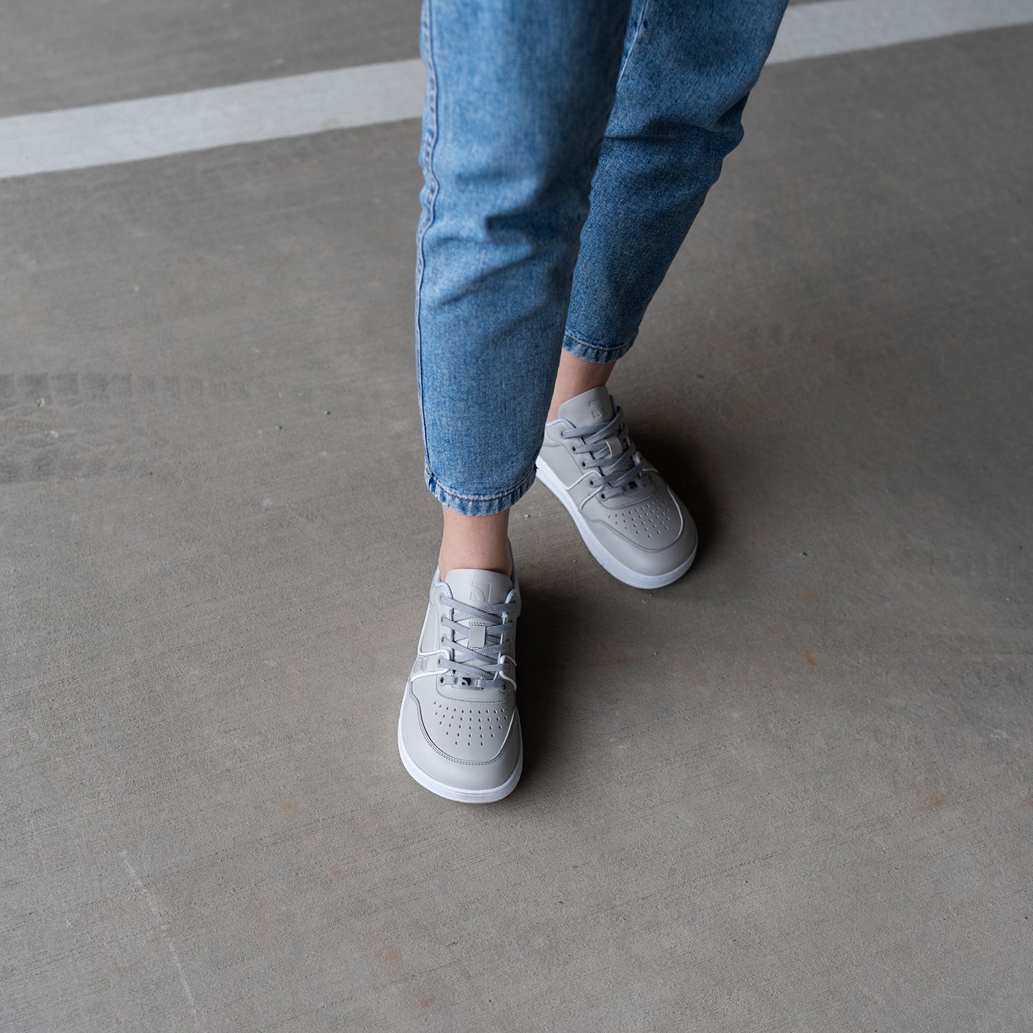 Barefoot Sneakers Barebarics Arise - Light Grey Women's