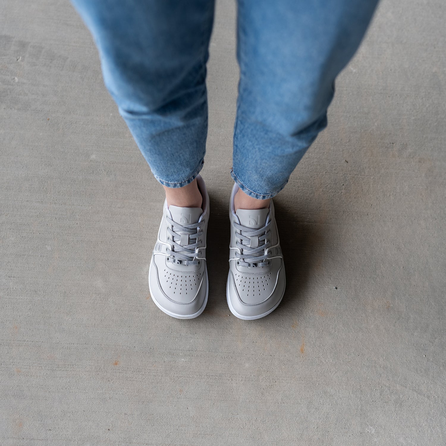 Barefoot Sneakers Barebarics Arise - Light Grey Women's