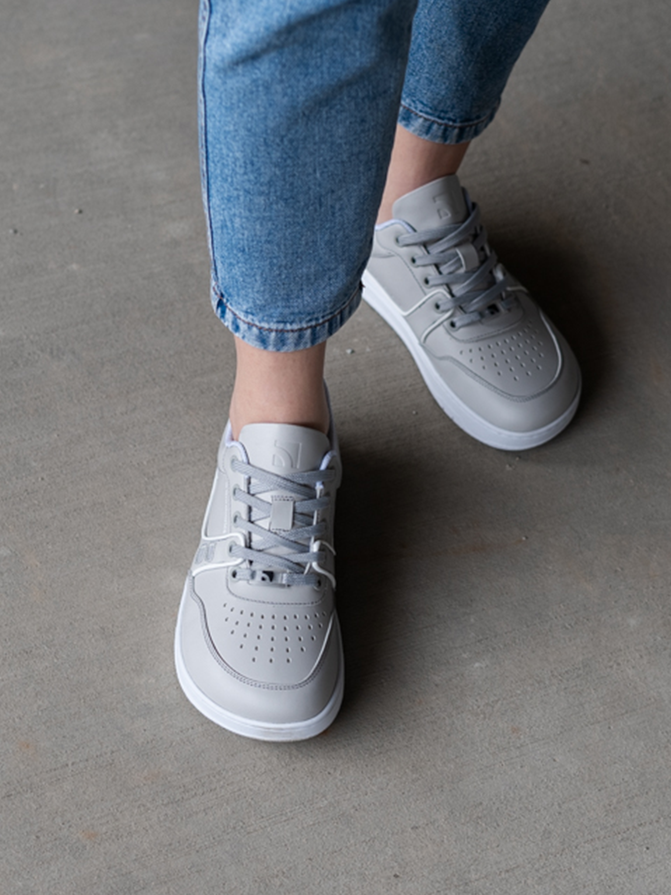 Barefoot Sneakers Barebarics Arise - Light Grey Women's