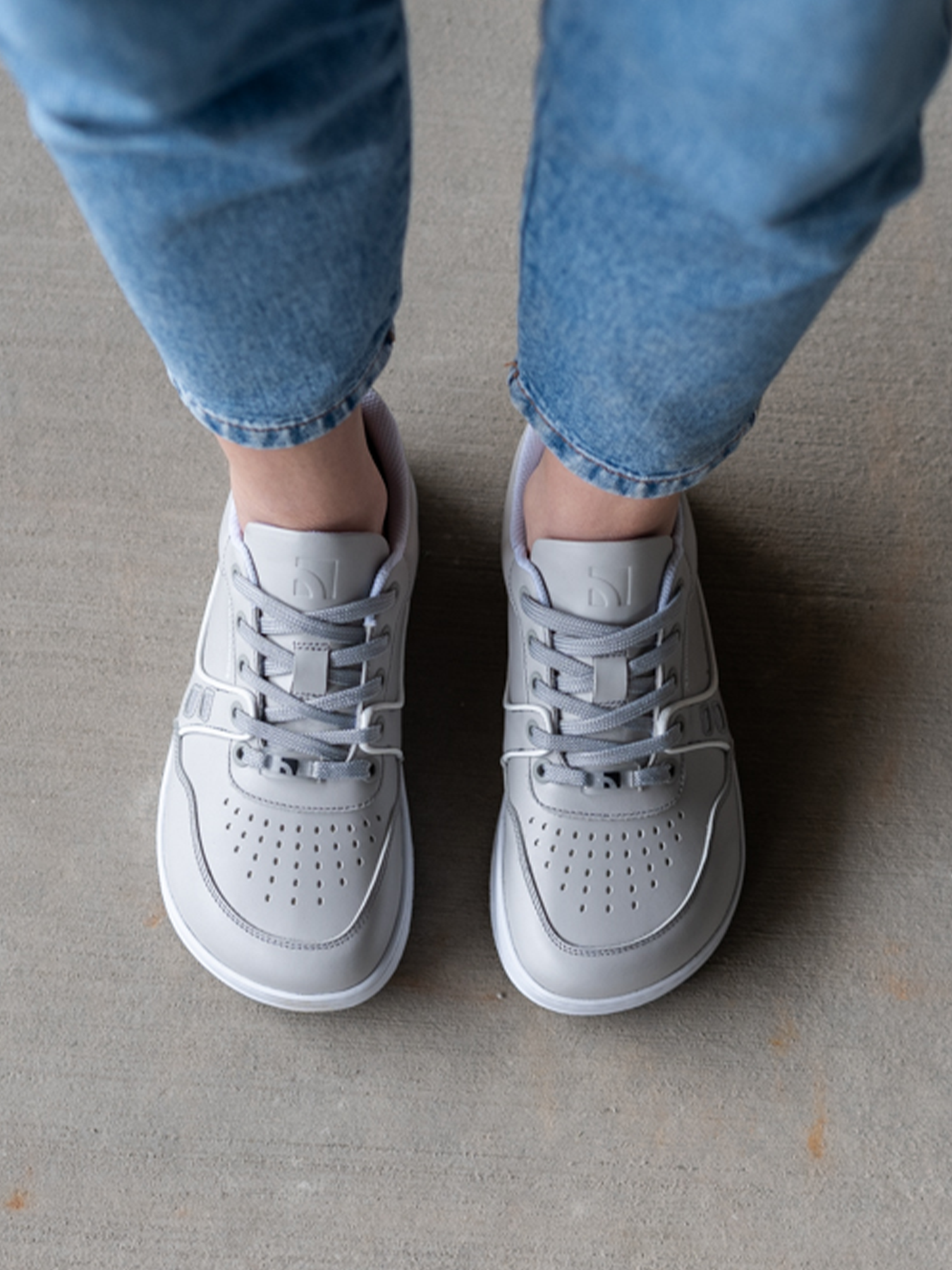Barefoot Sneakers Barebarics Arise - Light Grey Women's