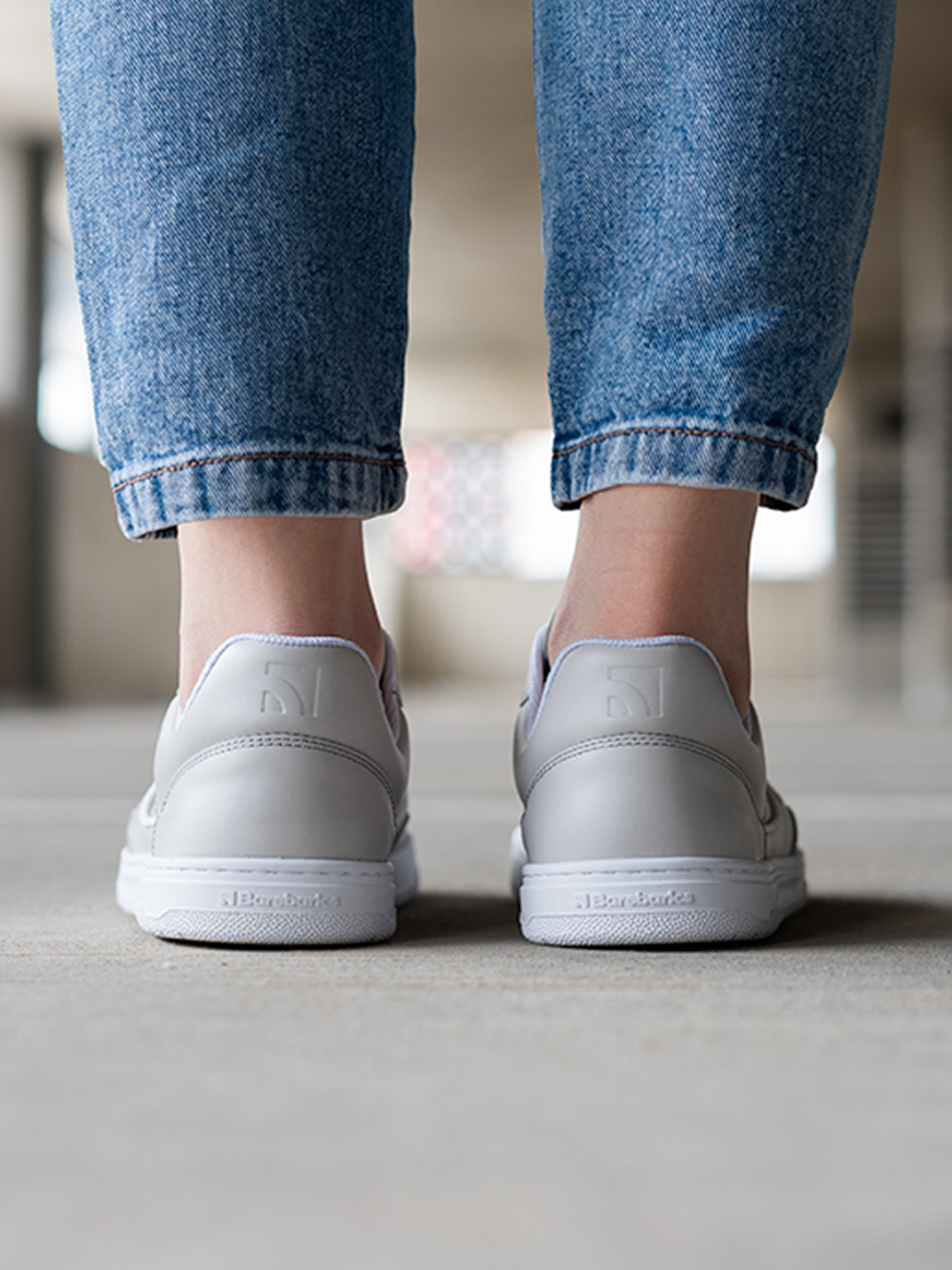 Barefoot Sneakers Barebarics Arise - Light Grey Women's