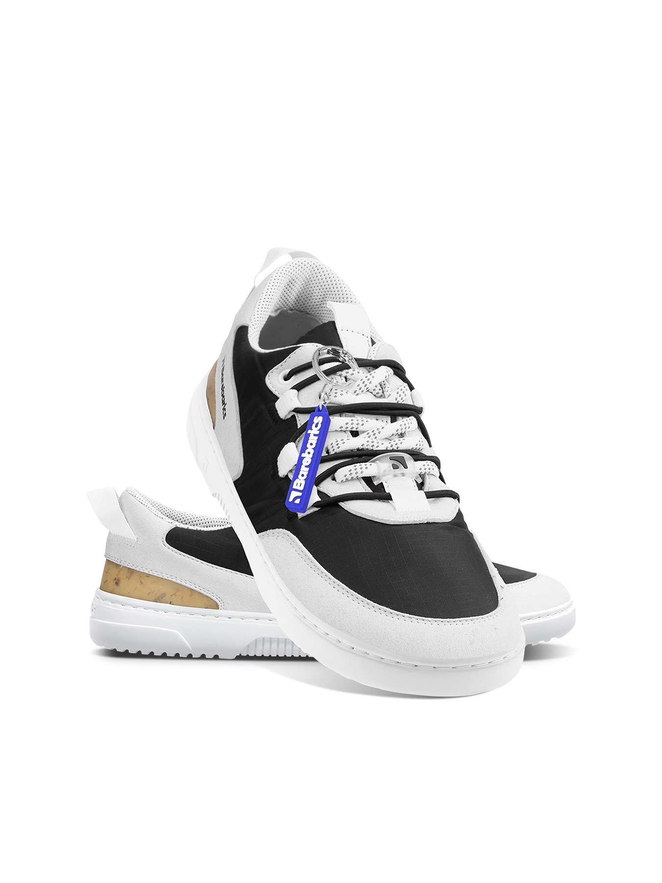 Barefoot Sneakers Revive - Light Grey & Black