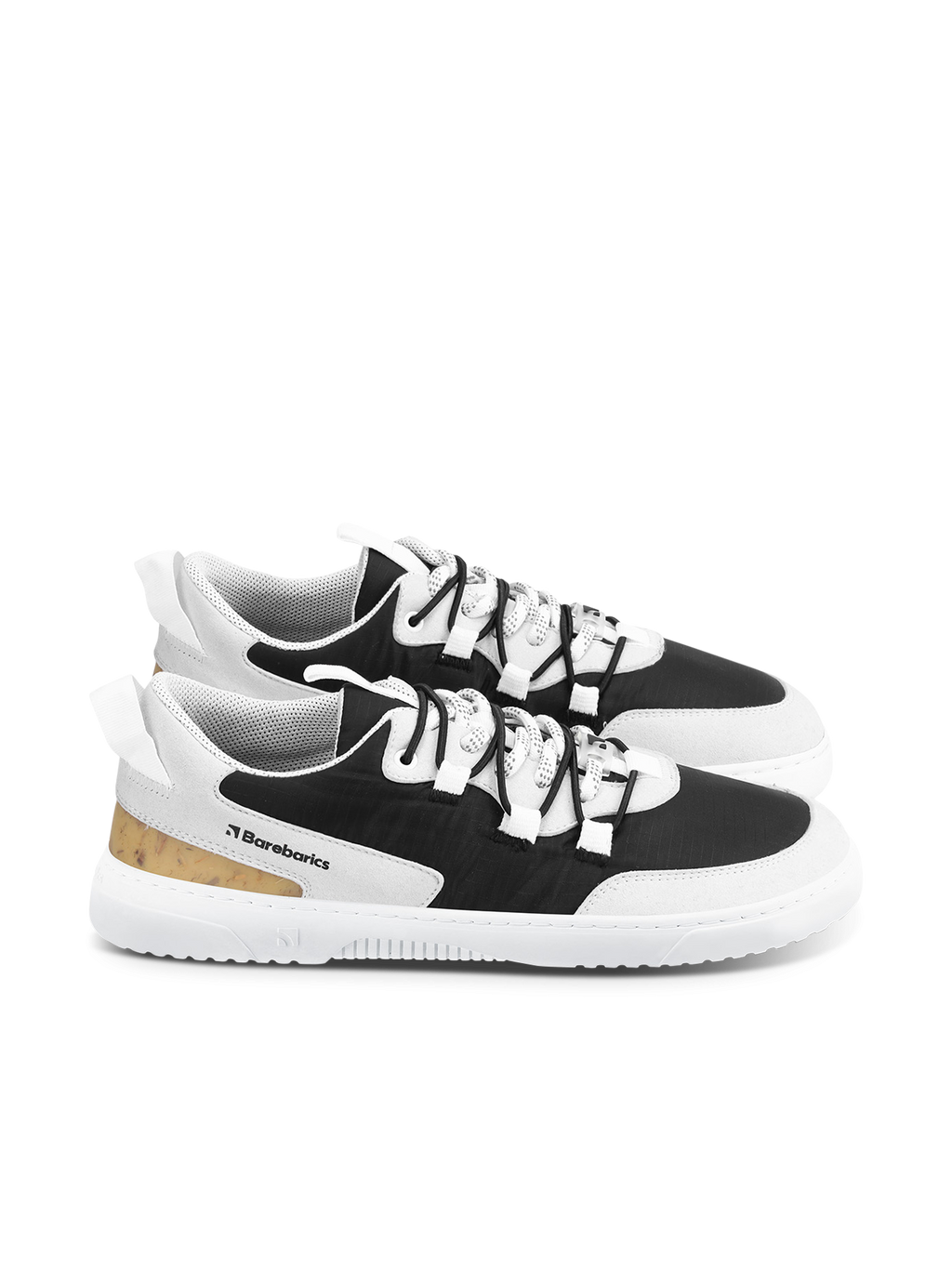 Barefoot Sneakers Revive - Light Grey & Black