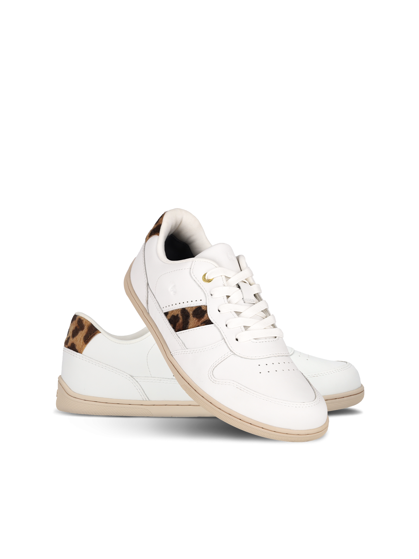 Barefoot Sneakers Be Lenka Cellestia - White & Leopard