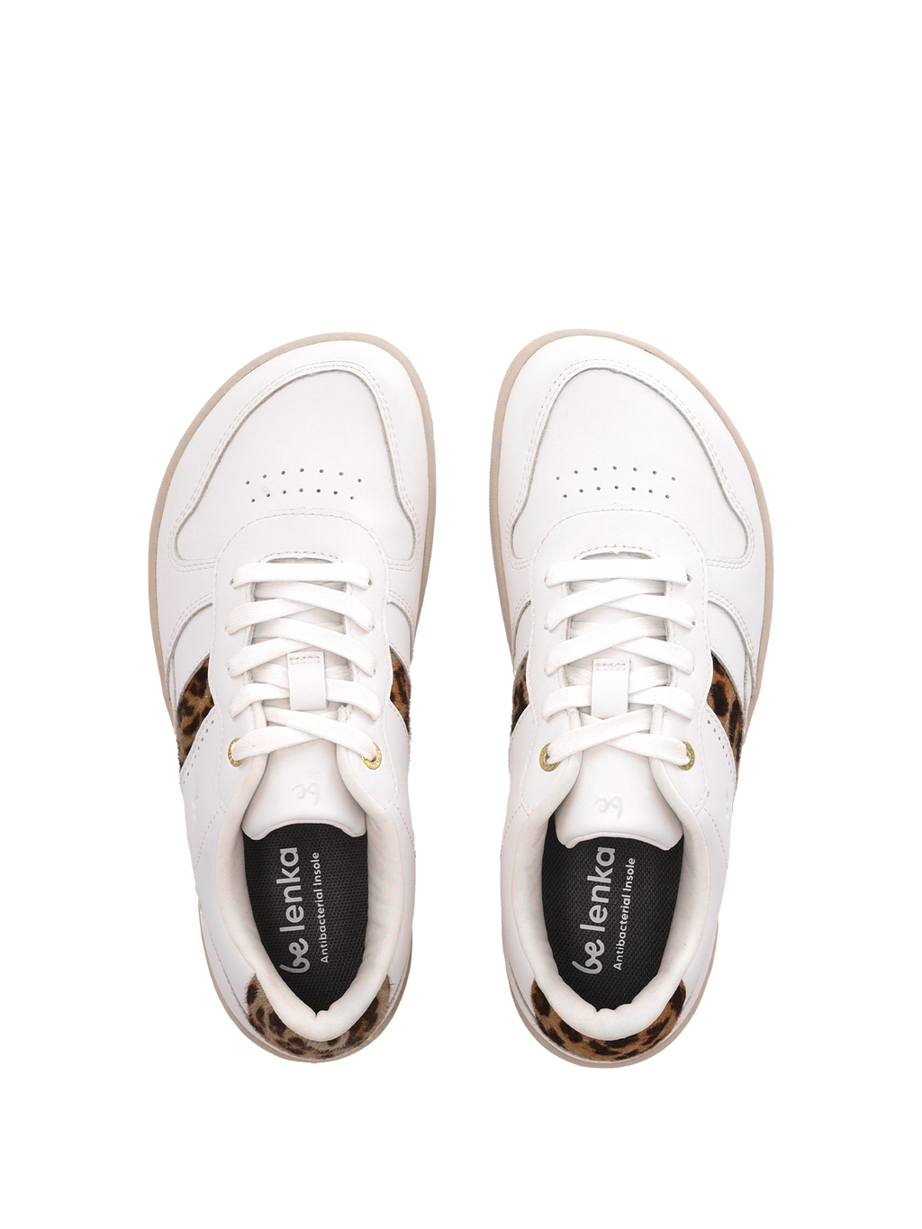 Barefoot Sneakers Be Lenka Cellestia - White & Leopard