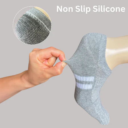 Soxsense | Cushioned No-Show Toe Socks, 4 Pairs
