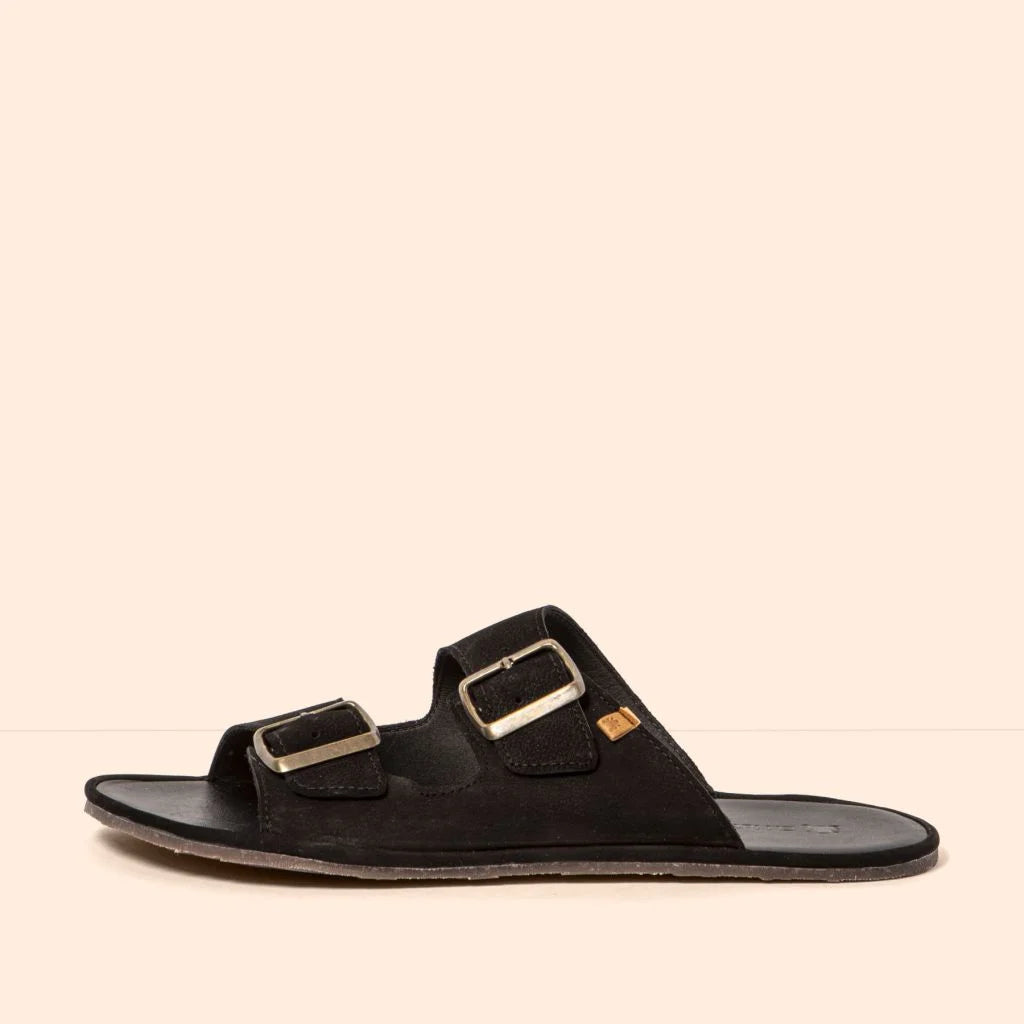 NOBUCK LAVADO BLACK - BARE SANDALS