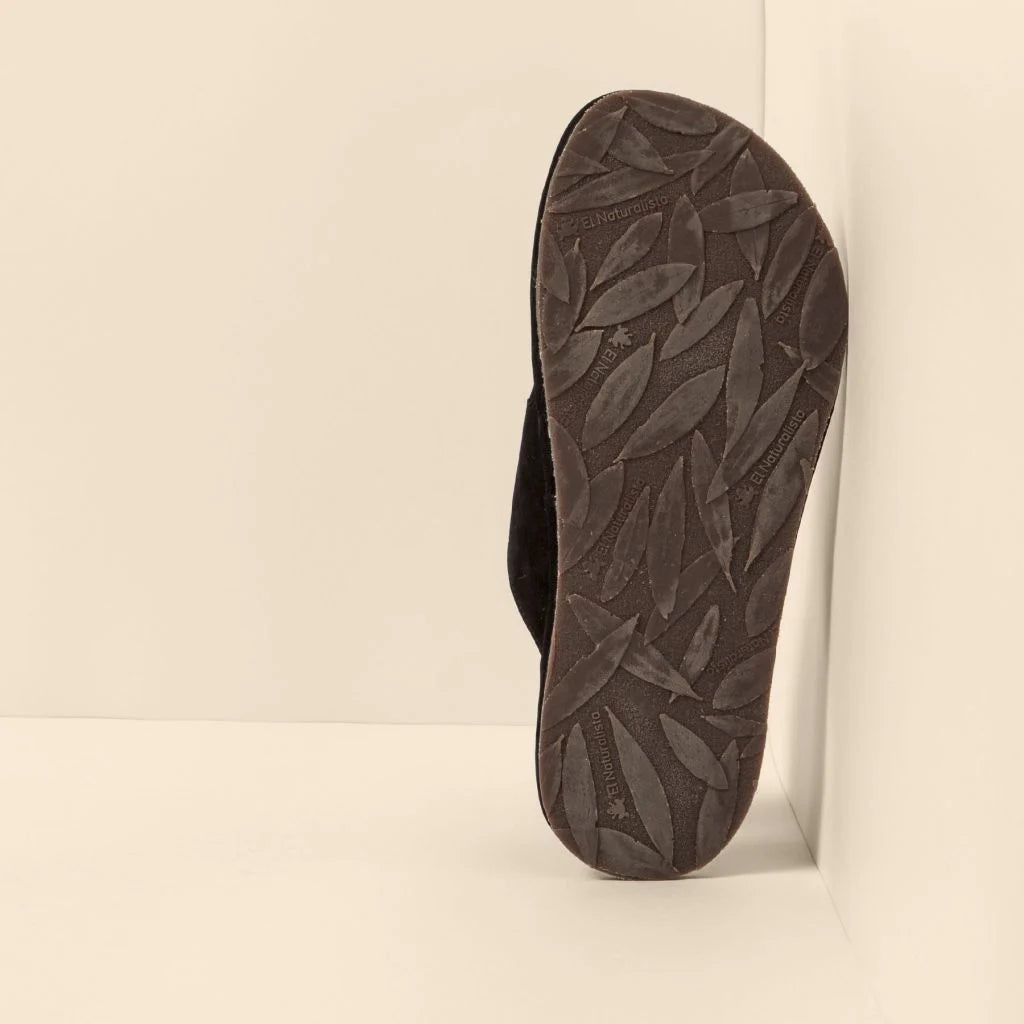 NOBUCK LAVADO BLACK - BARE SANDALS
