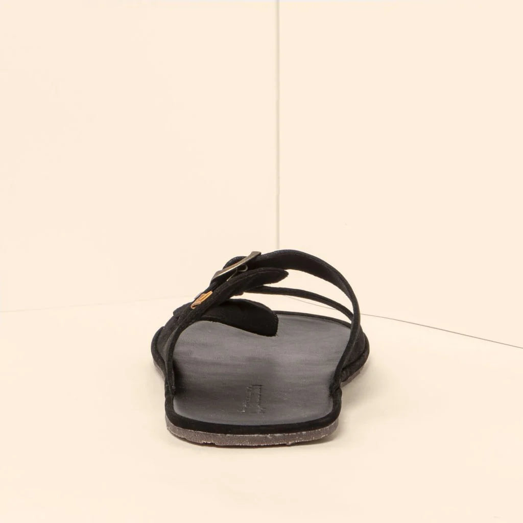 NOBUCK LAVADO BLACK - BARE SANDALS
